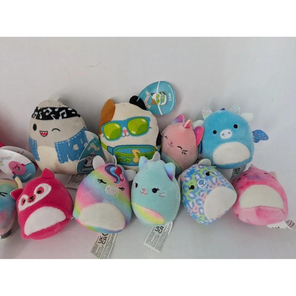 Squishmallows Mini Plush Lot 16pc McDonald's Happy Meal Toys Charles Cam Cookie